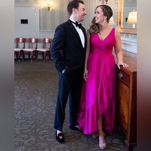 Mac Duggal Pink Gown Sz 8. Excellent condition, great prom dress